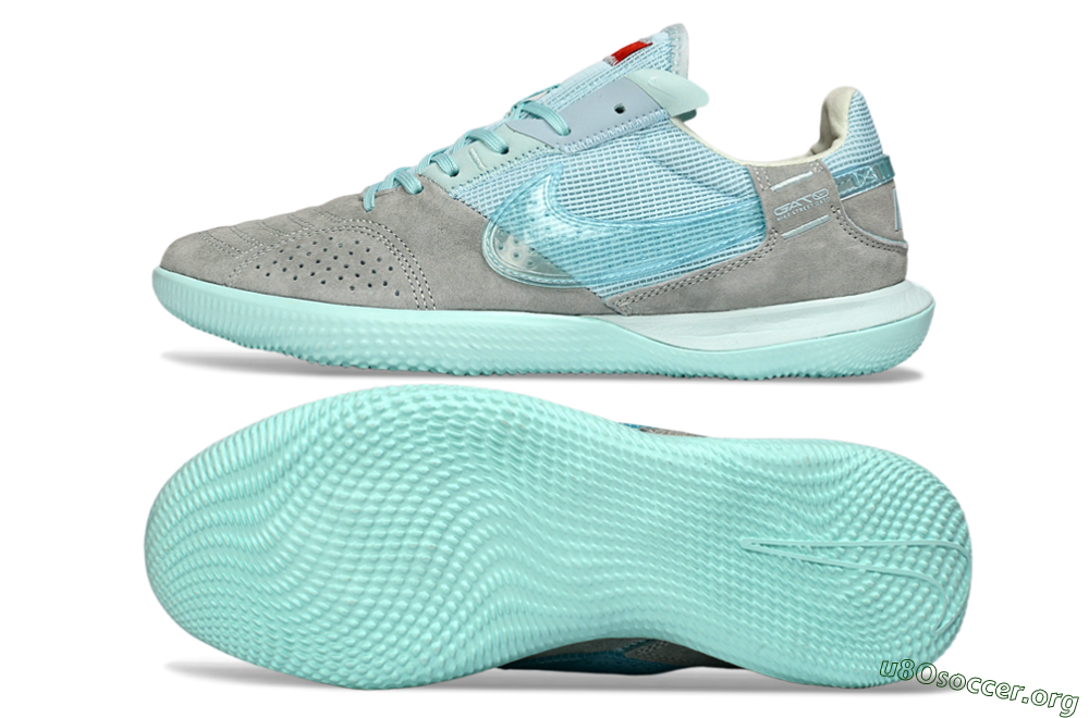 Nike Street Gato IC Football Shoes - Aqua/Sky Blue/Stone Gray 1