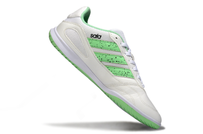 Adidas Top Sala IC Football Shoes - White/Fresh Green/Classic White