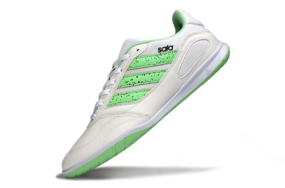 Adidas Top Sala IC Football Shoes - White/Fresh Green/Classic White