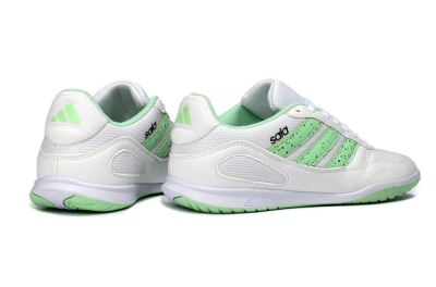 Adidas Top Sala IC Football Shoes - White/Fresh Green/Classic White