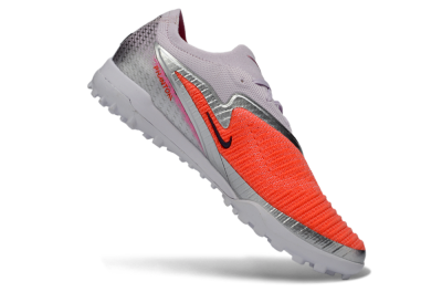 Nike Phantom 6 Low Elite TF Football Shoes - Orange/Fuchsia Pink/Silver Grey