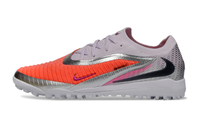 Nike Phantom 6 Low Elite TF Football Shoes - Orange/Fuchsia Pink/Silver Grey