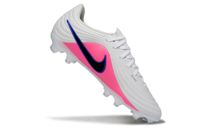 Nike Tiempo Legend 10 Elite FG Football Boots - White/Electric Blue/Pink Flash