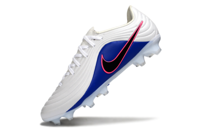 Nike Tiempo Legend 10 Elite FG Football Boots - White/Electric Blue/Pink Flash