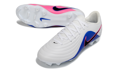 Nike Tiempo Legend 10 Elite FG Football Boots - White/Electric Blue/Pink Flash