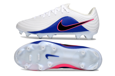 Nike Tiempo Legend 10 Elite FG Football Boots - White/Electric Blue/Pink Flash