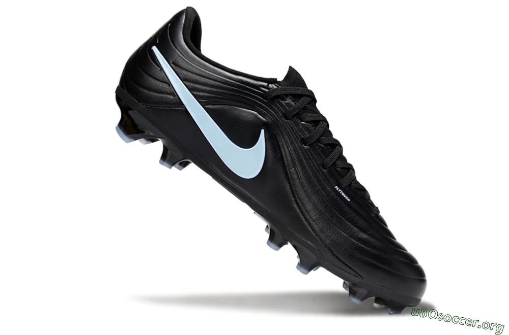 Nike Tiempo Legend 10 Elite FG Football Boots - Black/Sky Blue/Shadow Grey 4