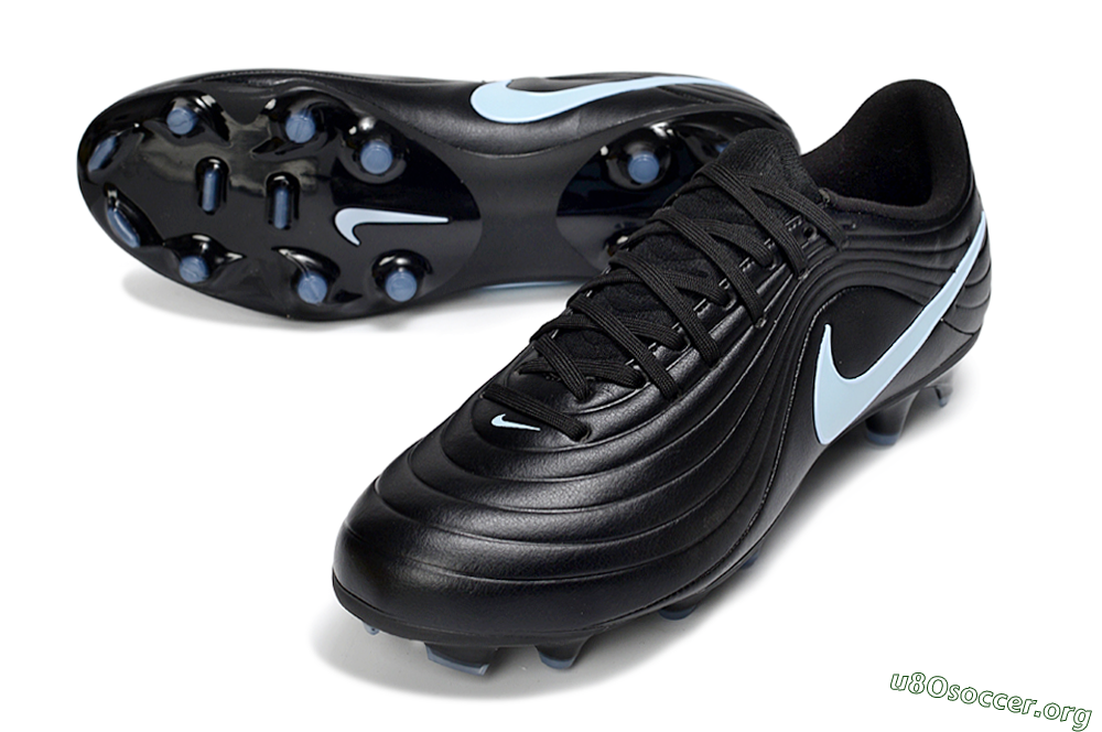Nike Tiempo Legend 10 Elite FG Football Boots - Black/Sky Blue/Shadow Grey 0
