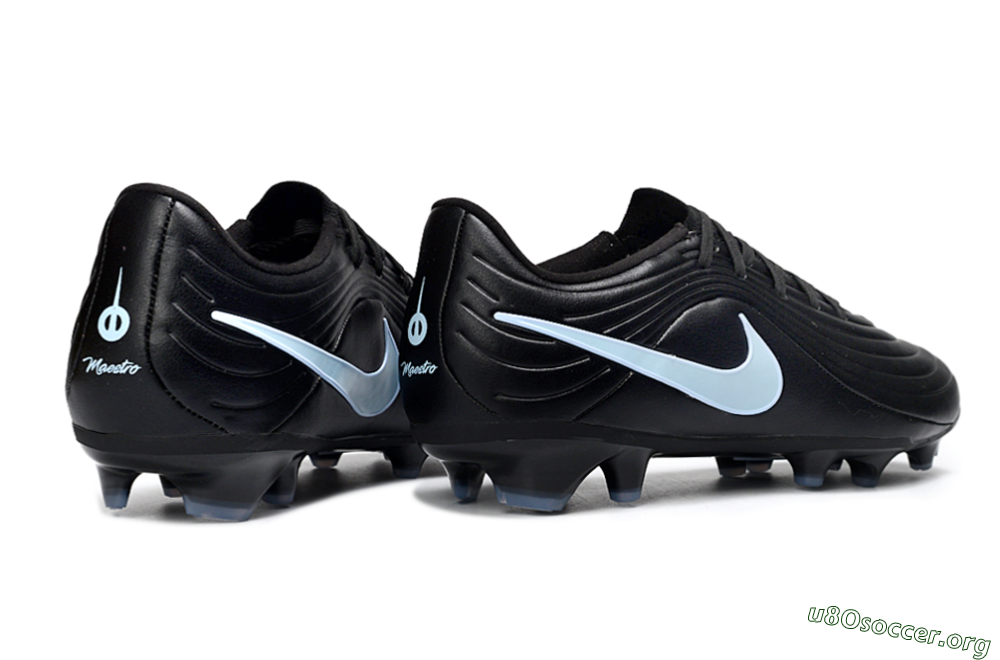 Nike Tiempo Legend 10 Elite FG Football Boots - Black/Sky Blue/Shadow Grey 6