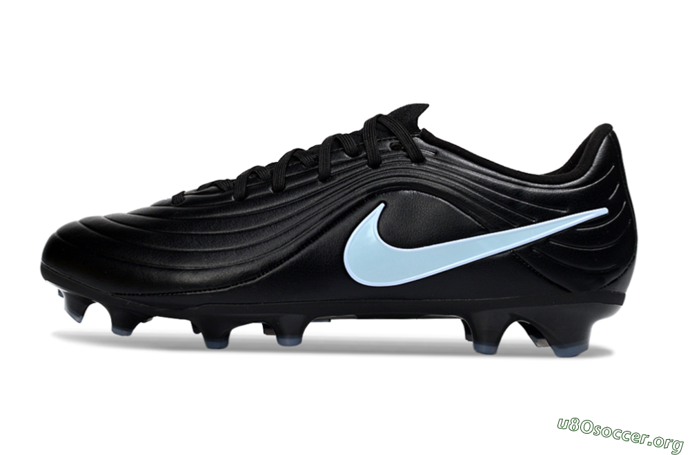 Nike Tiempo Legend 10 Elite FG Football Boots - Black/Sky Blue/Shadow Grey 3