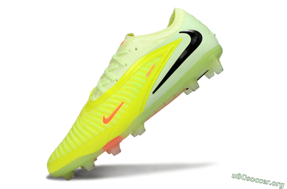 Nike Phantom 6 Low Elite AG Football Boots - Yellow/Fluorescent Yellow/Neon Pink 5