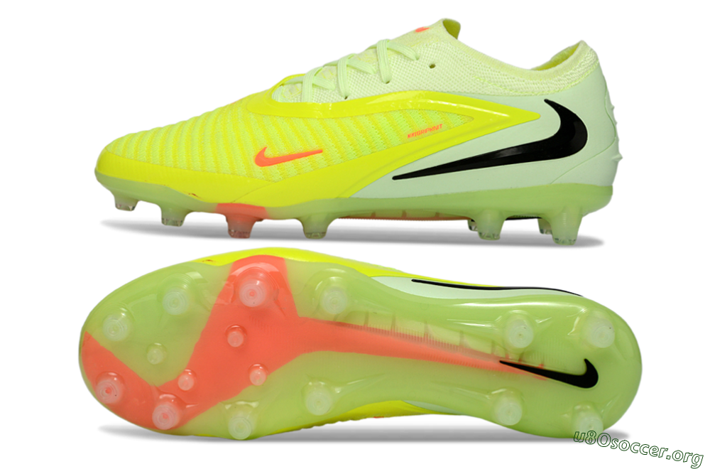 Nike Phantom 6 Low Elite AG Football Boots - Yellow/Fluorescent Yellow/Neon Pink 1