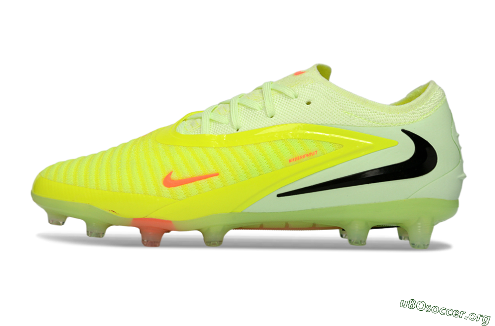 Nike Phantom 6 Low Elite AG Football Boots - Yellow/Fluorescent Yellow/Neon Pink 3