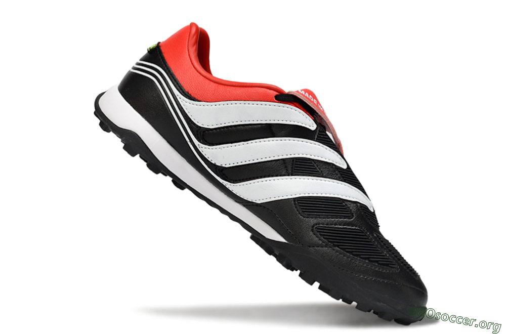 Adidas Predator 26 Elite Fold-Over Tongue TF Football Shoes - Black/Vibrant Red/Soft White 4
