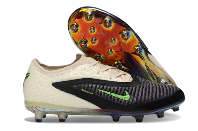 Nike Phantom 6 Low Elite AG Football Boots - Black/Electric Green/Crimson White