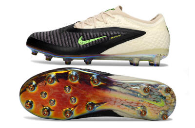 Nike Phantom 6 Low Elite AG Football Boots - Black/Electric Green/Crimson White