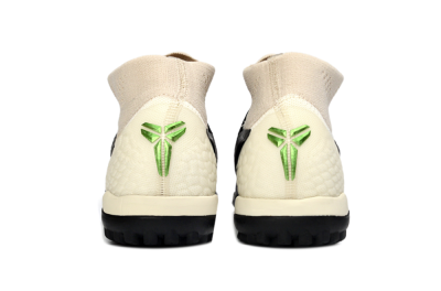 Nike Phantom 6 High Elite TF Football Shoes - Black/Electric Green/Light Tan