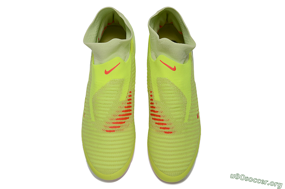 Nike Phantom 6 High Elite FG Football Boots - Yellow/Neon Yellow/Black 4