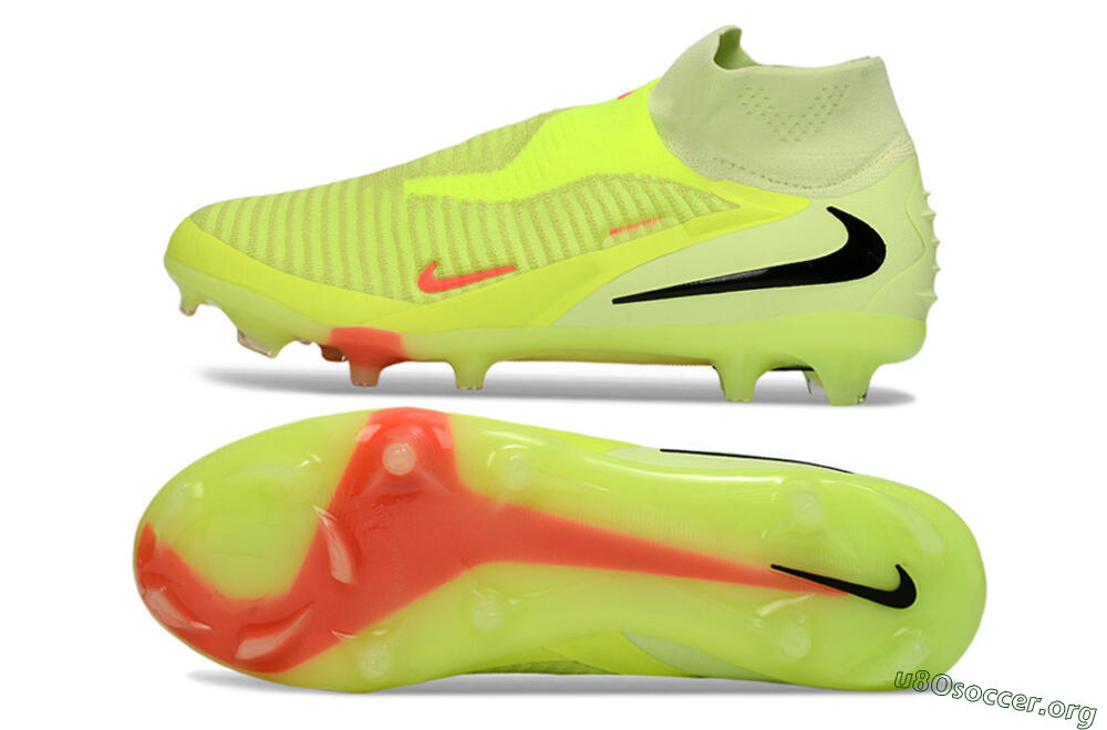 Nike Phantom 6 High Elite FG Football Boots - Yellow/Neon Yellow/Black 1