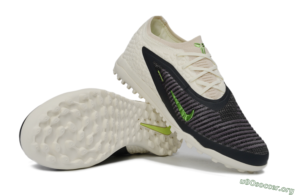Nike Phantom 6 Low Elite TF Football Shoes - White/Lime Green/Slate Black 1