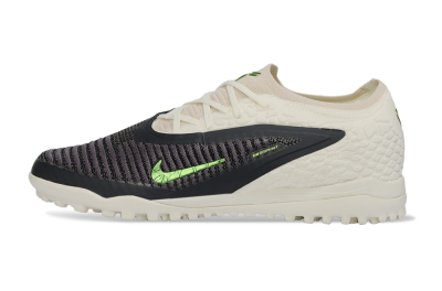 Nike Phantom 6 Low Elite TF Football Shoes - White/Lime Green/Slate Black