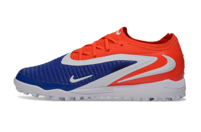 Nike Phantom 6 Low Elite TF Football Shoes - Blue/Vibrant Orange/White