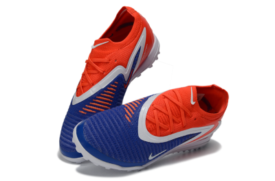 Nike Phantom 6 Low Elite TF Football Shoes - Blue/Vibrant Orange/White
