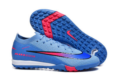 Nike Air Zoom Mercurial Vapor 16 Elite TF Football Shoes - Blue/Electric Blue/Hot Pink