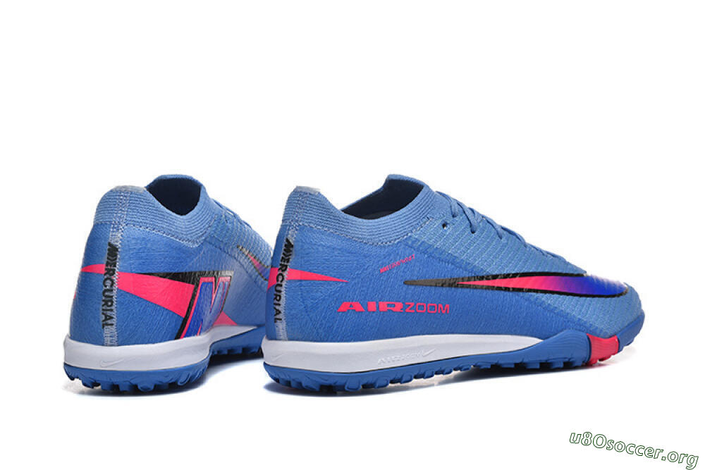 Nike Air Zoom Mercurial Vapor 16 Elite TF Football Shoes - Blue/Electric Blue/Hot Pink 9