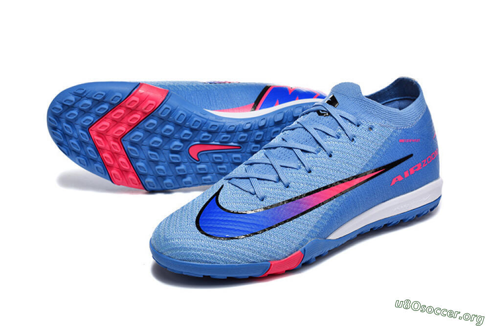 Nike Air Zoom Mercurial Vapor 16 Elite TF Football Shoes - Blue/Electric Blue/Hot Pink 0