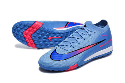 Nike Air Zoom Mercurial Vapor 16 Elite TF Football Shoes - Blue/Electric Blue/Hot Pink