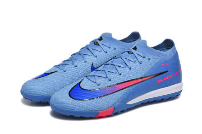 Nike Air Zoom Mercurial Vapor 16 Elite TF Football Shoes - Blue/Electric Blue/Hot Pink