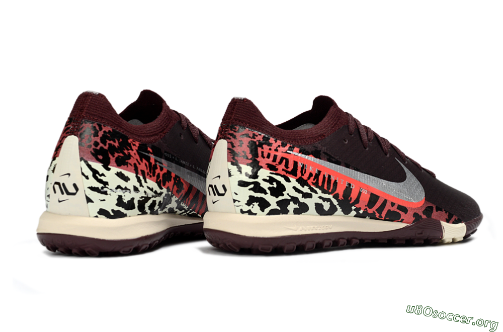 Nike Air Zoom Mercurial Vapor 16 Elite TF Football Shoes - Burgundy/Crimson Yellow/Black 6