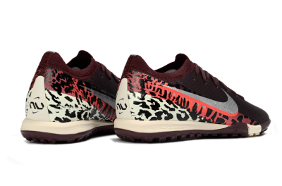 Nike Air Zoom Mercurial Vapor 16 Elite TF Football Shoes - Burgundy/Crimson Yellow/Black