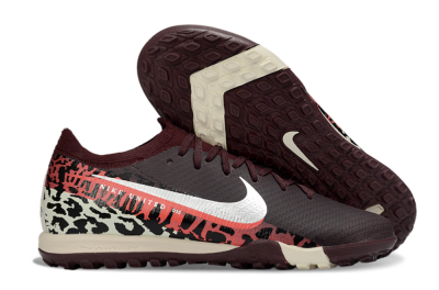 Nike Air Zoom Mercurial Vapor 16 Elite TF Football Shoes - Burgundy/Crimson Yellow/Black