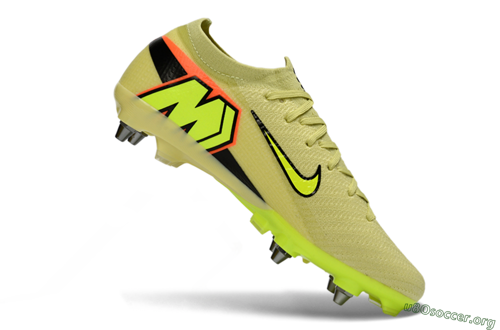 Nike Air Zoom Mercurial Vapor 16 Elite SG Football Boots - Yellow/Lime Green/Neon Orange 4