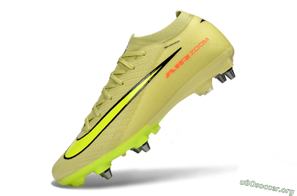 Nike Air Zoom Mercurial Vapor 16 Elite SG Football Boots - Yellow/Lime Green/Neon Orange 5