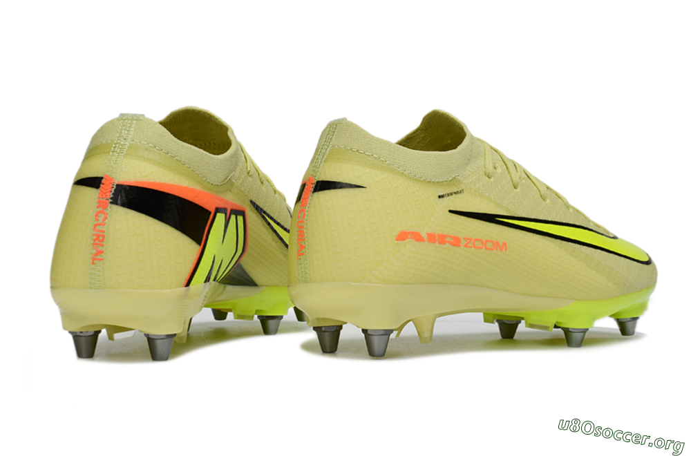 Nike Air Zoom Mercurial Vapor 16 Elite SG Football Boots - Yellow/Lime Green/Neon Orange 6