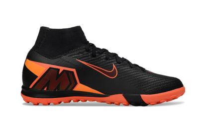 Nike Air Zoom Mercurial Superfly 10 Elite TF Football Shoes - Black/Electric Orange/Neon Green