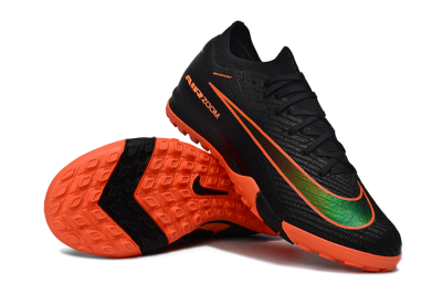Nike Air Zoom Mercurial Vapor 16 Elite TF Football Shoes - Black/Electric Orange/Neon Green