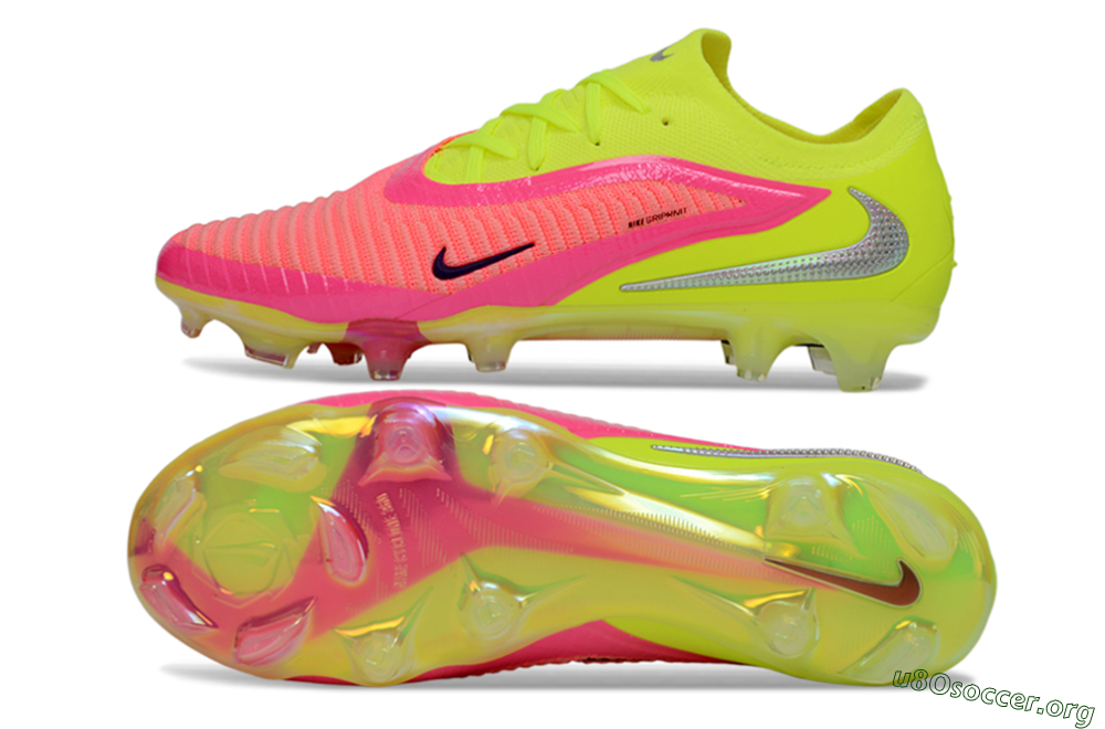 Nike Phantom 6 Low Elite FG Football Boots - Yellow/Neon Pink/Fluorescent Yellow 1