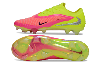 Nike Phantom 6 Low Elite FG Football Boots - Yellow/Neon Pink/Fluorescent Yellow