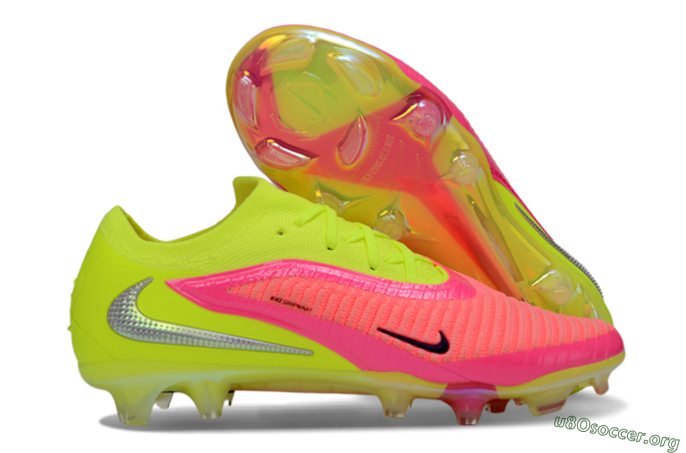 Nike Phantom 6 Low Elite FG Football Boots - Yellow/Neon Pink/Fluorescent Yellow 2