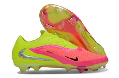 Nike Phantom 6 Low Elite FG Football Boots - Yellow/Neon Pink/Fluorescent Yellow