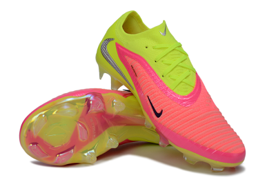 Nike Phantom 6 Low Elite FG Football Boots - Yellow/Neon Pink/Fluorescent Yellow