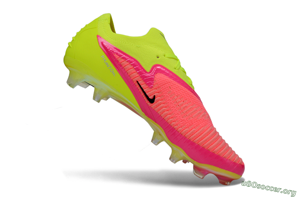 Nike Phantom 6 Low Elite FG Football Boots - Yellow/Neon Pink/Fluorescent Yellow 4