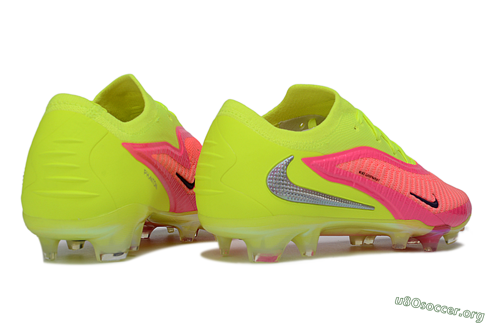 Nike Phantom 6 Low Elite FG Football Boots - Yellow/Neon Pink/Fluorescent Yellow 6