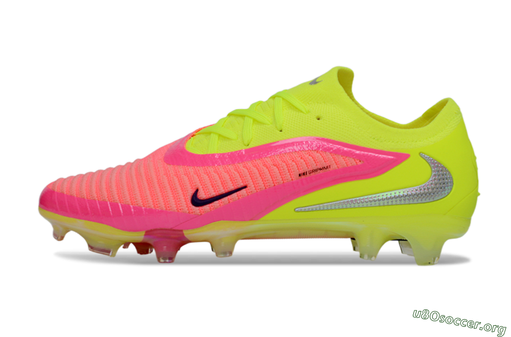 Nike Phantom 6 Low Elite FG Football Boots - Yellow/Neon Pink/Fluorescent Yellow 3