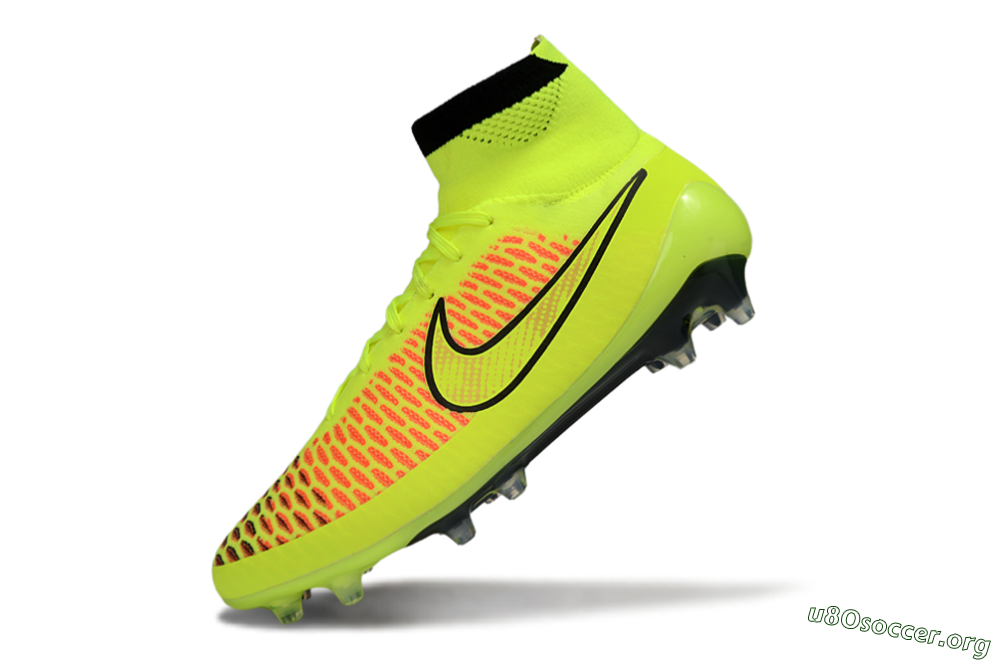 Nike Magista Obra FG Football Boots - Yellow/Fluorescent Yellow/Neon Pink 5