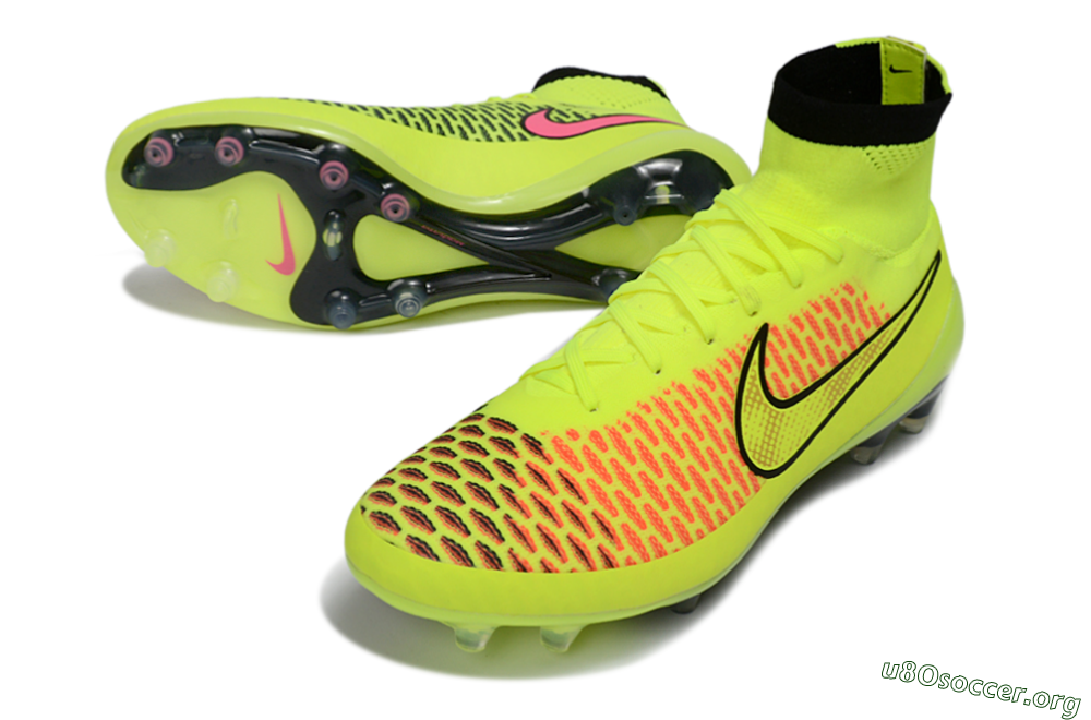 Nike Magista Obra FG Football Boots - Yellow/Fluorescent Yellow/Neon Pink 0